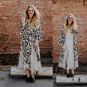 Hayden Animal Print Kimono